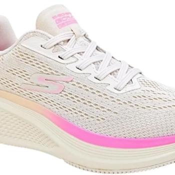 Tênis Skechers Performance Feminino 129000 Creme/Rosa Run Elevate 51469