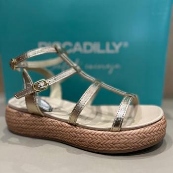 Sandália Piccadilly Feminina Dourada 459023 48881