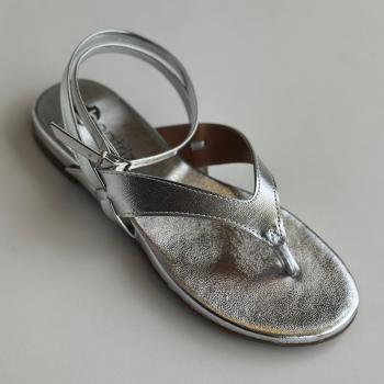 Sandália Beatriz Rasteira Feminina 360200/49 Prata 50062