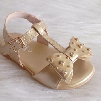 Sandália Mini Sua Cia 706200761 Light Gold 43314