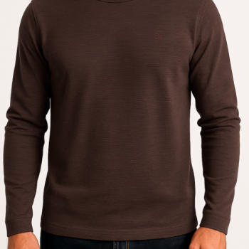 Camiseta Ogochi Masculina 6550018 Manga Longa Red Slim 50131