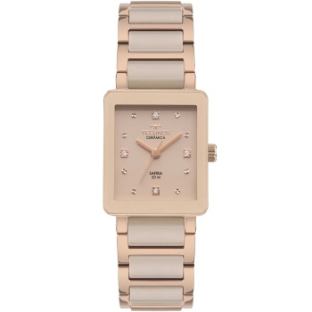 Relógio Technos Feminino Elegance Ceramic Quadrado 2035NCS Bege 49851