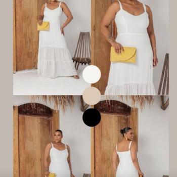 Vestido Feminino Tema Longo Plus 7163 49263