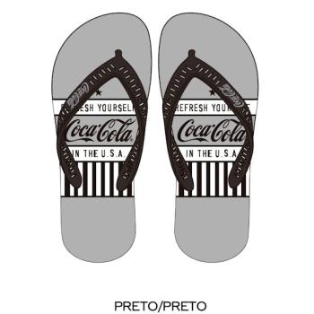 Chinelo Coca Cola Masculino Preto/Preto CC4879 49926 42  F26