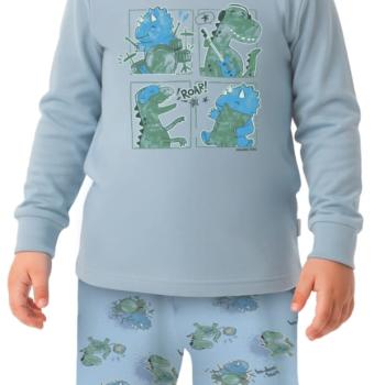 Pijama Malwee Masculino Infantil 1000135076 Camiseta Manga Longa/Calça 4 ao 8 44779 k26