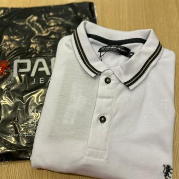 Camisa Polo Paco Regular Piquet CB Manyvily Branca 10472115 48234