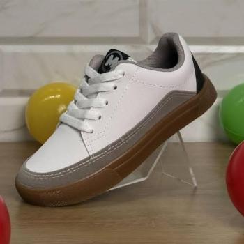 Sapatênis Molekinho 2801171 Cinza/Branco/Preto 43680