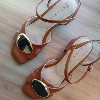 Sandália Ramarim Feminina Salto Bloco 2530206 Toffe 50229