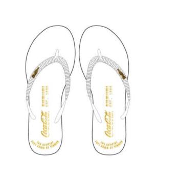 Chinelo Coca Cola Feminino Branco/Branco CC 5011 51697