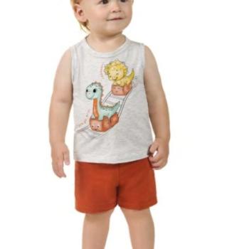 Conjunto Kaiani Masculino Bebê 12589 Regata/Bermuda P ao G 45150 k26