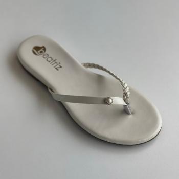 Sandália Beatriz Rasteira Feminina 360200/43 Off White 50068