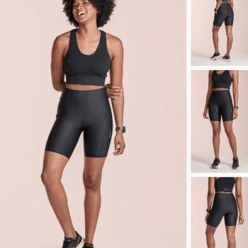 Bermuda Lupo LSport Feminina Run 5 Pockets 76234 Com Bolsos Laterais e Proteção UV 50452