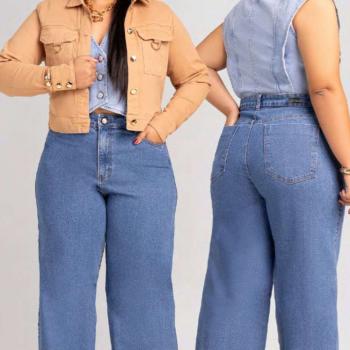 Calça Oppnus Feminina Wide Leg Plus Fefe 11326400071 48804