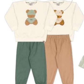 Conjunto Moletom Tiny Joy Masculino Bebê 12457 M ao G 44363 k26