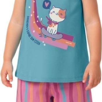 Conjunto Malwee Feminino Infantil 1000136120 Blusa/Shorts 1 ao 3 44239 k26