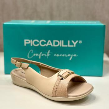 Sandalia Piccadilly Feminina 500414 Nude Claro 50152