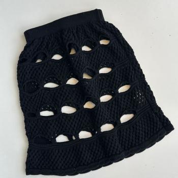 Saída de Praia Saia Curta Trico 49977