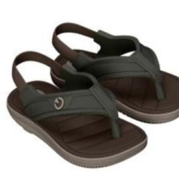 Sandália Cartago Aspen Masculina Infantil 12688 Bege/Verde 45046 k26