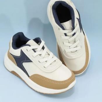 Tênis Molekinho 2634115 Branco Off/Caramelo/Marinho 44455 k26