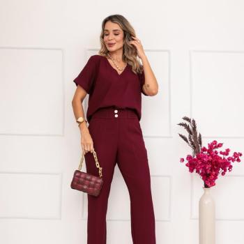 Conjunto Feminino Use Dellas 3007 Calça e Blusa 51349