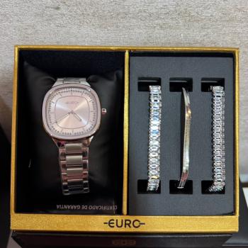 Relógio Euro Feminino Prata Acompanha Pulseiras EU2036YVZ/K4K 51053