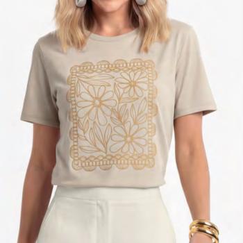 Blusa Lunender Feminina C/Bordado C5353 52044