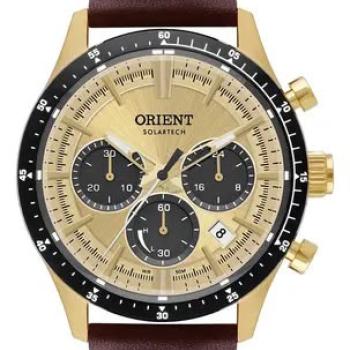 Relógio Orient Masculino Cronógrafo Solartech Com Pulseira em Couro MGSCC011 51063