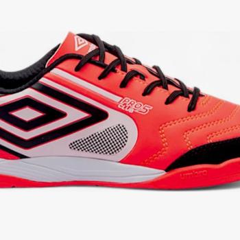 Tenis Indoor Futsal Umbro Pro 5 Bump Club Coral 1336424 49174