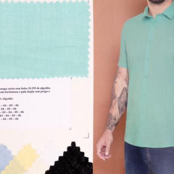Camisa Social OTT Slim M/C 01313465 48664