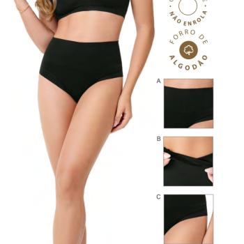 Calcinha Tanga Zee Rucci Modeladora Invisible Laser Sem Costura Microfibra ZR0801008 49336