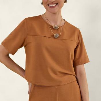 Blusa Lunender Feminina Cropped C0225 51538