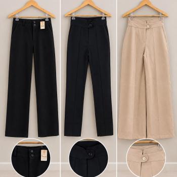 Calça Feminina Pantalona/Wide Leg/Skinne Alfaiataria Importada SC 48000