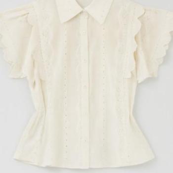 Blusa Feminina Com detalhes em Cambraia 097 49222