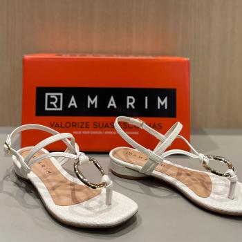 Sandalia Ramarim Feminina Off white 2623203 51490