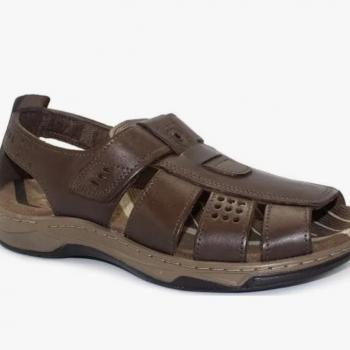 Sandalia Pegada Masculina Couro 132256-03 Cravo 48531  F26