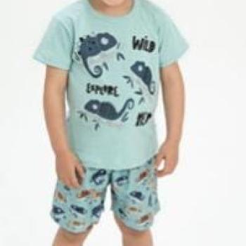 Conjunto Fashion Kids Masculino Infantil 9853 Camiseta/Bermuda 1 ao 3 44267 k26