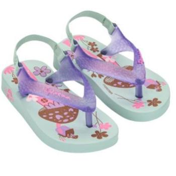 Sandália Ipanema Baby Feminina 25431 Verde/Rosa/Glitter 44514 k26
