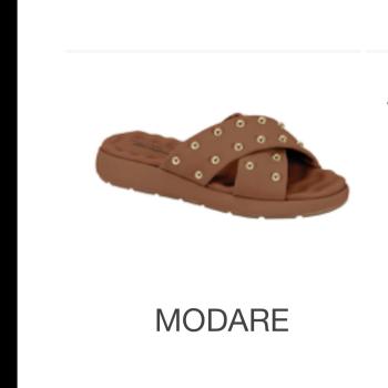 Sandália Modare Feminina 7222102 Nobuck Ultra Soft Avela 50422