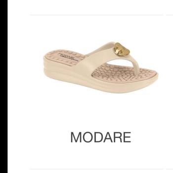 Sandália Modare Feminina 7213102 Gaspea Pronta Creme 50425