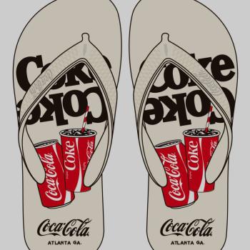 Chinelo Coca Cola Masculino CC4883 Off White/Off White 49838 M26