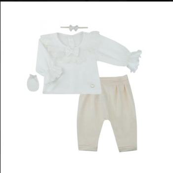 Conjunto Pagão Sonho de Nenê Feminino Recém Nascido1037 4 Peças 43086