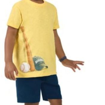 Conjunto Kaiani Masculino Infantil 12558 Camiseta/Bermuda 4 ao 10 45133 k26