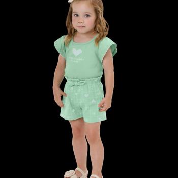 Conjunto Kiko e Kika Feminino Infantil 15072 Blusa/Shorts  1 ao 3 44943 k26