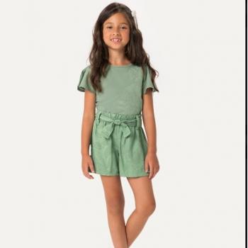 Conjunto Carinhoso Feminino Juvenil 1000129937 Blusa/Shorts 10 ao 12 43123