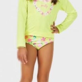 Conjunto Kiko e Kika Feminino Infantil Uv 50+ 14505 Blusa Manga Longa/Calcinha 4 ao 10 43917