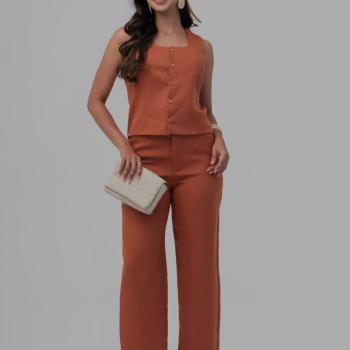 Conjunto Blenk Feminino 40300124 Blusa e Calça 50562