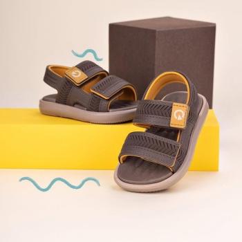 Sandália Cartago Masculina Infantil Malta 12549 Bege/Marrom/Amarelo 43798