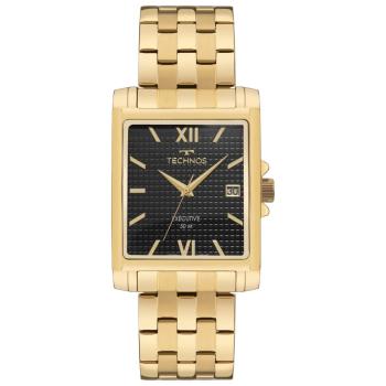 Relógio Technos Masculino Quadrado Executive Dourado 2115UDH/1P 51036