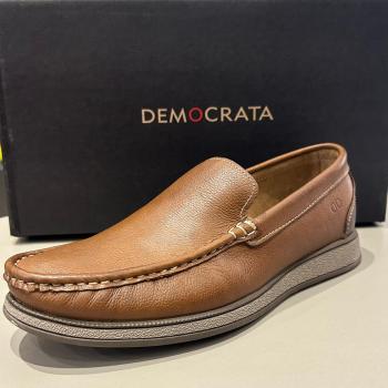 Mocassim Democrata Masculino 252301-002 Conhaque/Tabaco 48337