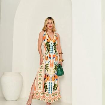 Vestido Feminino Jilem Longo 48981